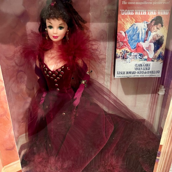 Barbie Gone with the Wind NIB Scarlett O’Hara doll.Hollywood Legends collection - Picture 1 of 13